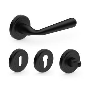  LAURA R matt fekete kilincs