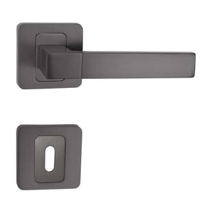 FLORIDA antracit négyzetrozettás kilincs BB zár