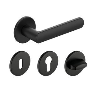 BUD LUNA SLIM PREMIUM KEREK matt fekete kilincs