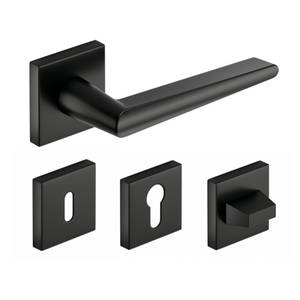 CORONA ARROW Q matt fekete kilincs