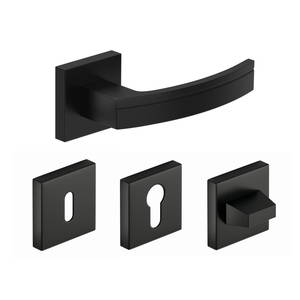 METAL- BUD BARCELONA matt fekete kilincs