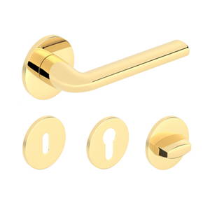 METAL- BUD BELLA SLIM KEREK fényes sárgaréz kilincs