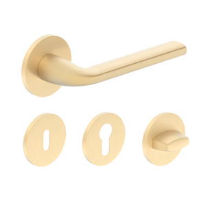 METAL- BUD BELLA SLIM KEREK szatén sárgaréz kilincs