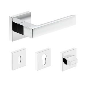 METAL- BUD CUBE fényes króm kilincs