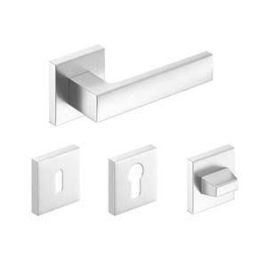 METAL- BUD CUBE szálcsiszolt matt króm kilincs