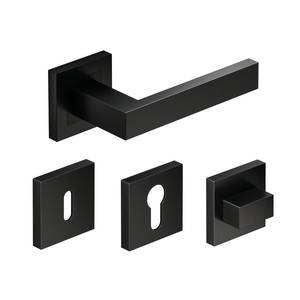 METAL-BUD topaz, matt fekete kilincs