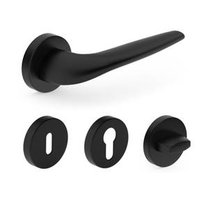 METAL-BUD JULIA R matt fekete kilincs