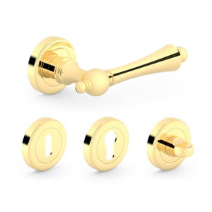 METAL- BUD OLIWIA R fényes sárgaréz kilincs