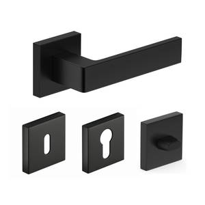 RUMBA matt fekete kilincs