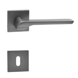 SIDNEY antracit négyzetrozettás kilincs BB zár