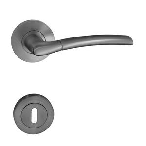 VESTA antracit körrozettás kilincs BB zár